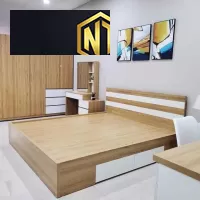 GIƯỜNG NGỦ GỖ MDF CHỐNG MỐC